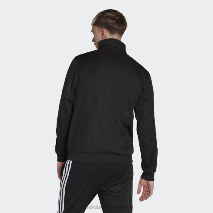 Adidas jachetă neagră adicolor classics beckenbauer primeblue bărbați negru 2JBN6431