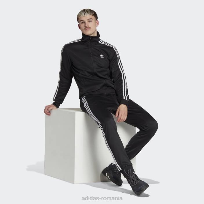 Adidas jachetă neagră adicolor classics beckenbauer primeblue bărbați negru 2JBN6431