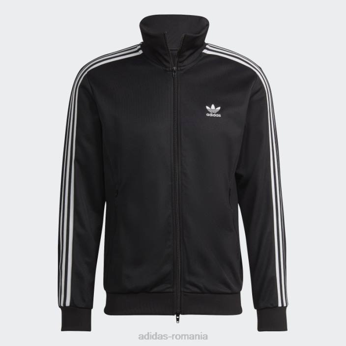 Adidas jachetă neagră adicolor classics beckenbauer primeblue bărbați negru 2JBN6431
