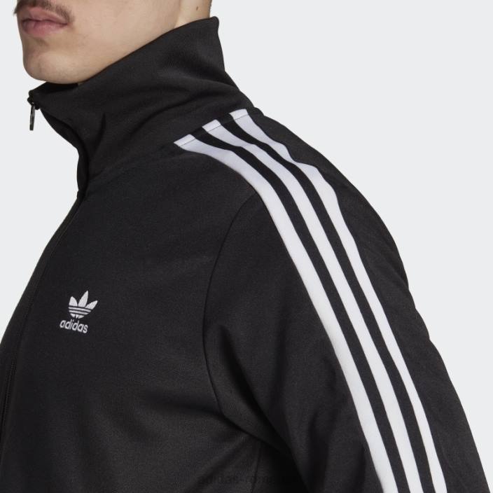 Adidas jachetă neagră adicolor classics beckenbauer primeblue bărbați negru 2JBN6431