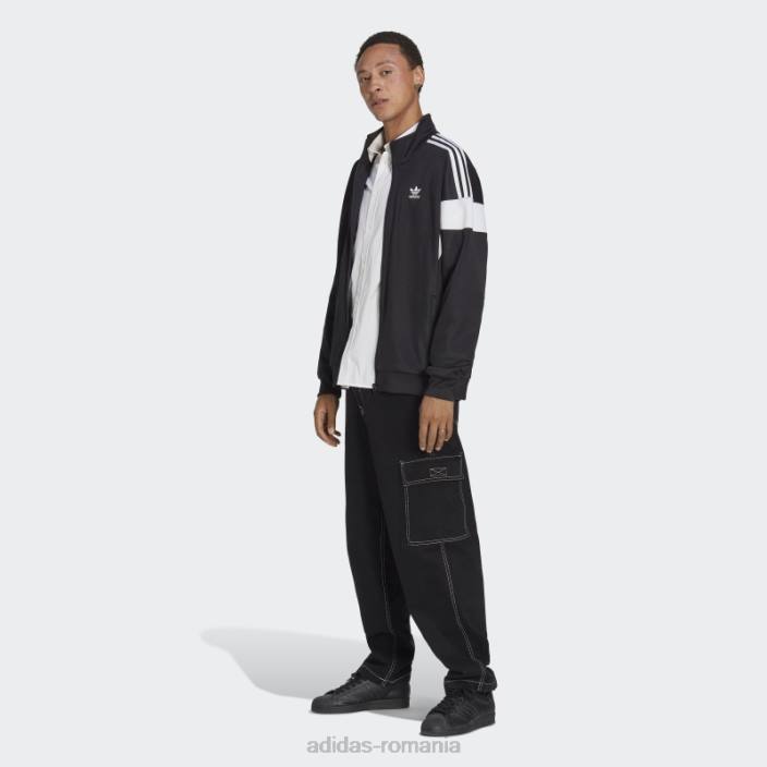 Adidas jachetă neagră adicolor classics cut line bărbați negru 2JBN5452