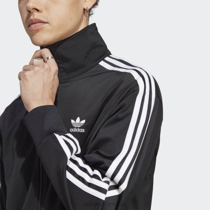 Adidas jachetă neagră adicolor classics firebird bărbați negru 2JBN1282