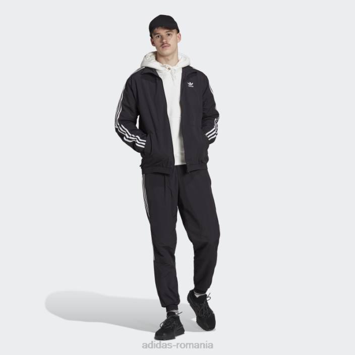 Adidas jachetă neagră adicolor classics trefoil bărbați negru 2JBN820