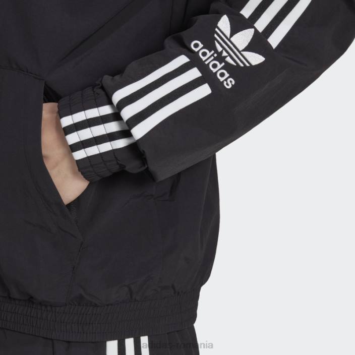 Adidas jachetă neagră adicolor classics trefoil bărbați negru 2JBN820
