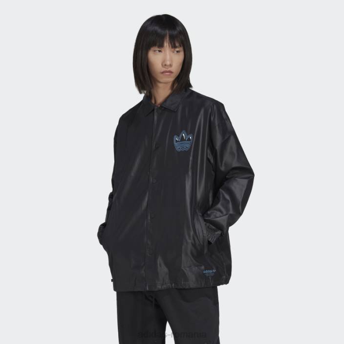 Adidas jachetă neagră de antrenor campus adidas bărbați negru 2JBN15297