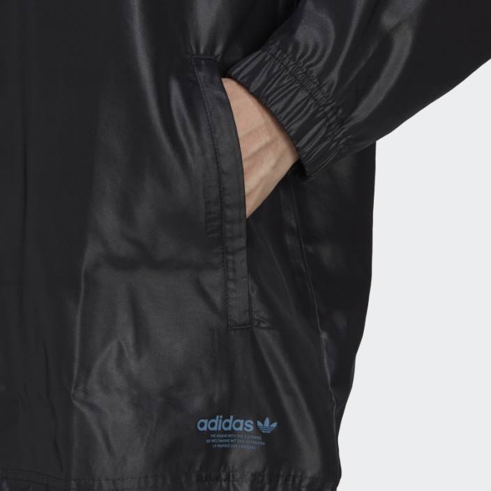 Adidas jachetă neagră de antrenor campus adidas bărbați negru 2JBN15297