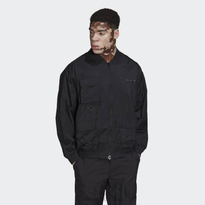 Adidas jachetă neagră de sport cargo adidas bărbați negru 2JBN1227