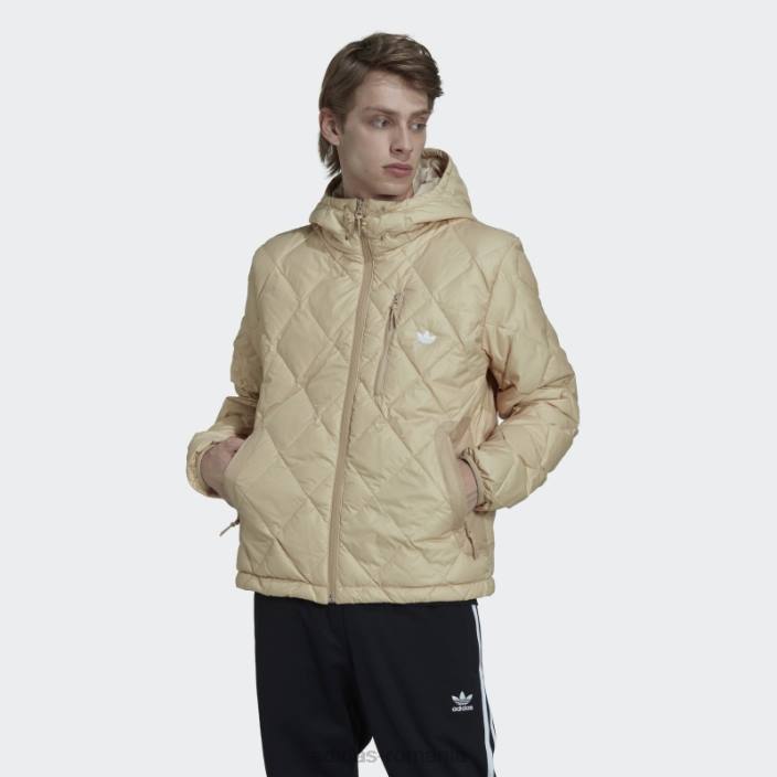 Adidas jachetă puf matlasată bej adidas bărbați bej 2JBN15279