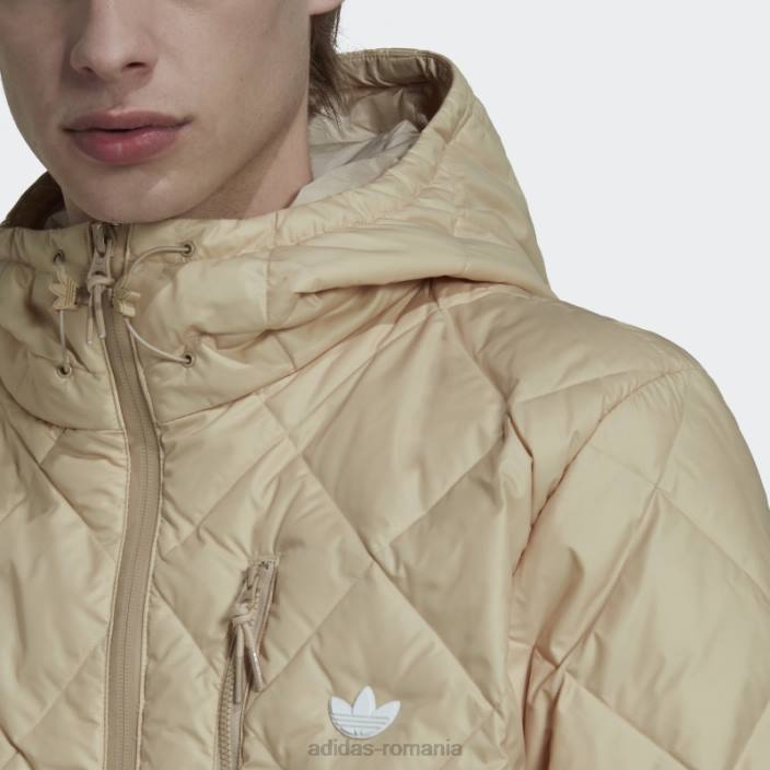 Adidas jachetă puf matlasată bej adidas bărbați bej 2JBN15279
