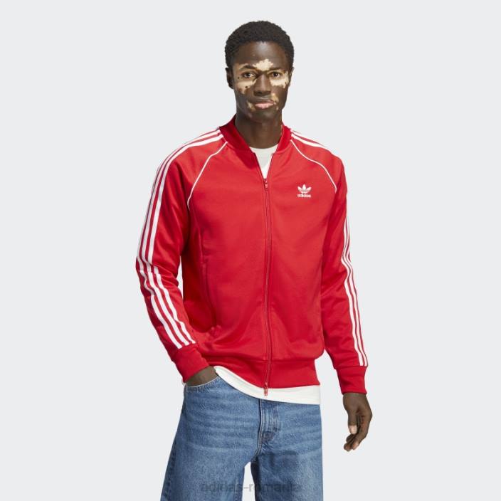 Adidas jachetă scarlet adicolor classics sst bărbați stacojiu 2JBN5560