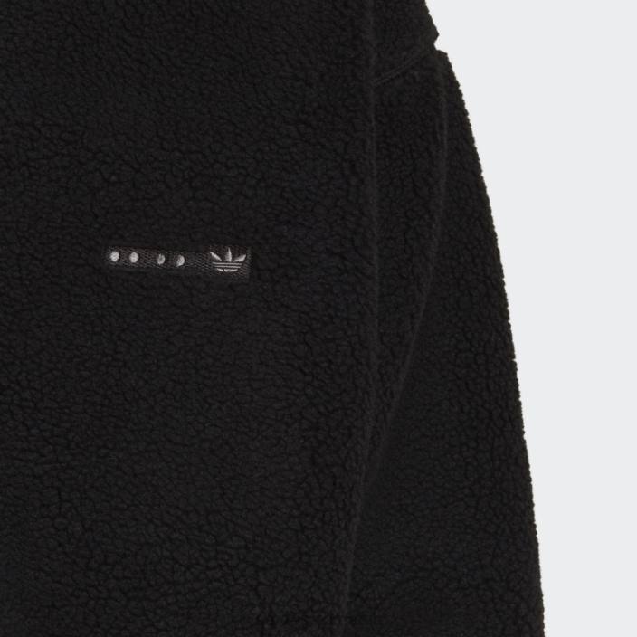 Adidas jachetă sherpa reclaim neagră bărbați negru 2JBN14635