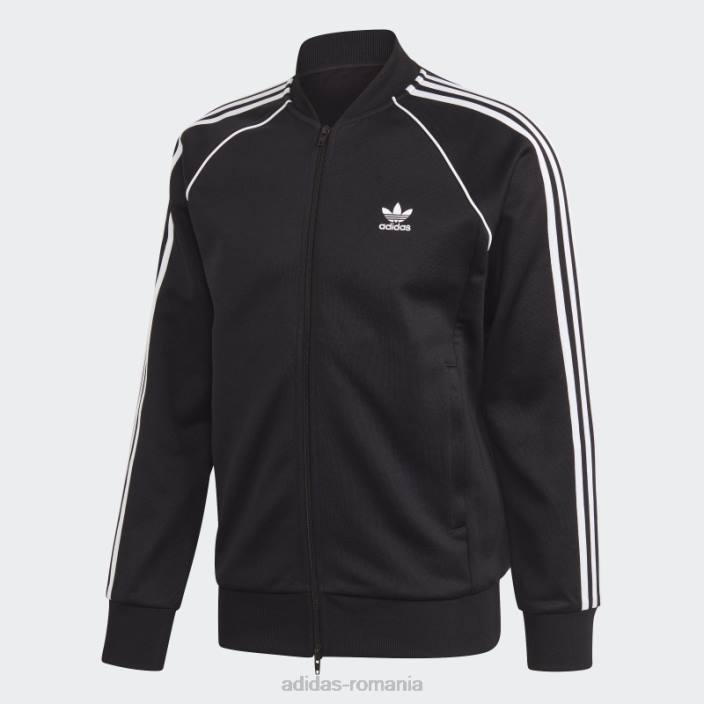 Adidas jachetă sst albă bărbați alb negru 2JBN1294