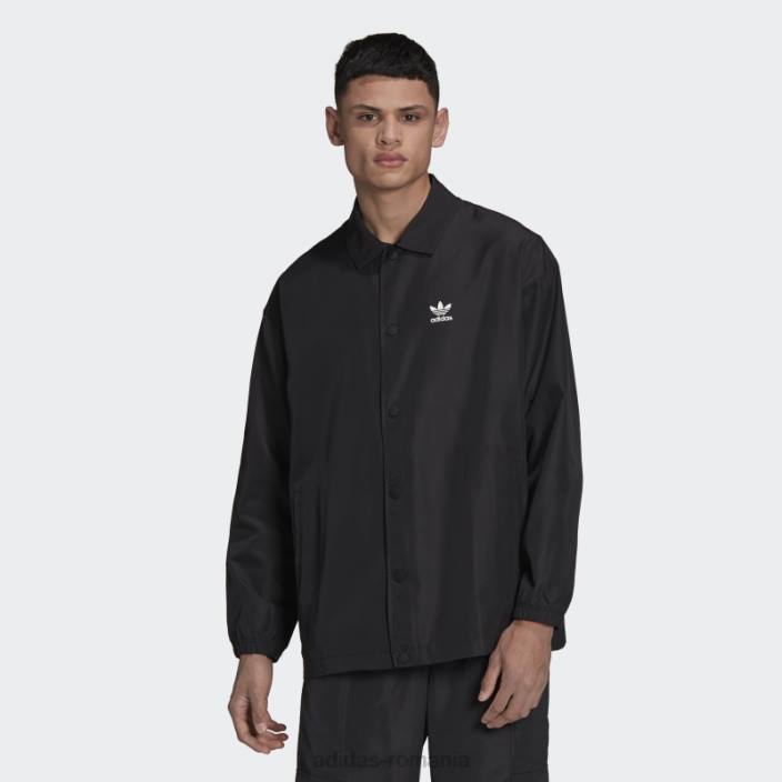 Adidas jacheta neagra adicolor classics trefoil antrenor adidas bărbați negru 2JBN4881
