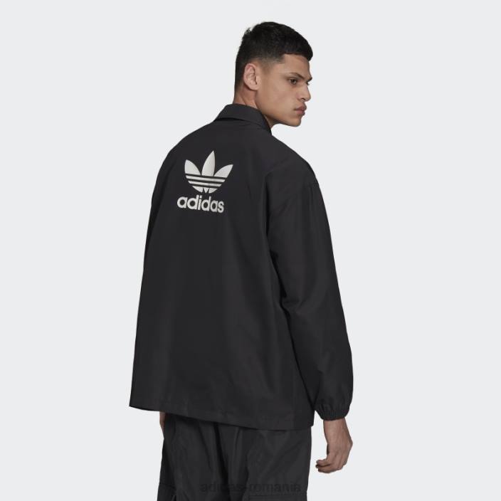Adidas jacheta neagra adicolor classics trefoil antrenor adidas bărbați negru 2JBN4881