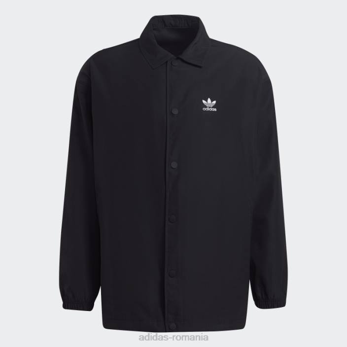 Adidas jacheta neagra adicolor classics trefoil antrenor adidas bărbați negru 2JBN4881