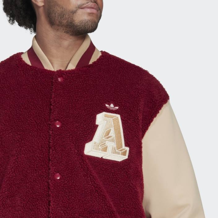 Adidas jacheta varsity burgundy bărbați Burgundia 2JBN1478