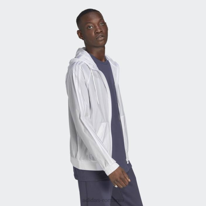 Adidas jacket alb adidas bărbați alb 2JBN14853