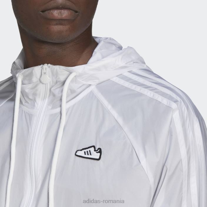 Adidas jacket alb adidas bărbați alb 2JBN14853