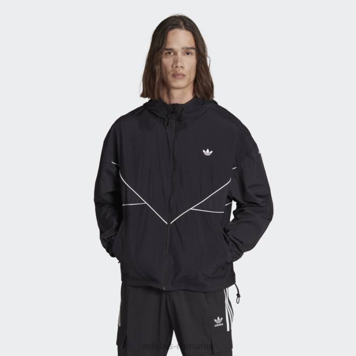 Adidas jacket negru adicolor sezonier arhiva adidas bărbați negru 2JBN5307