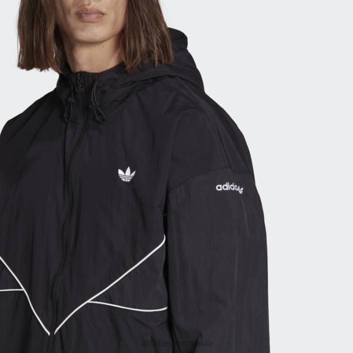 Adidas jacket negru adicolor sezonier arhiva adidas bărbați negru 2JBN5307
