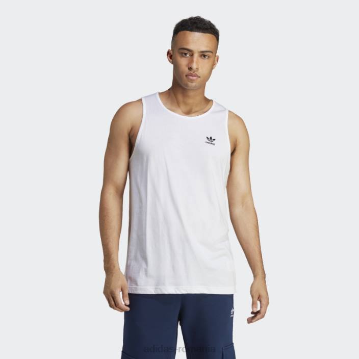 Adidas maiou alb trefoil essentials bărbați alb 2JBN6370