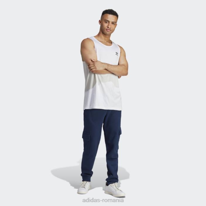 Adidas maiou alb trefoil essentials bărbați alb 2JBN6370