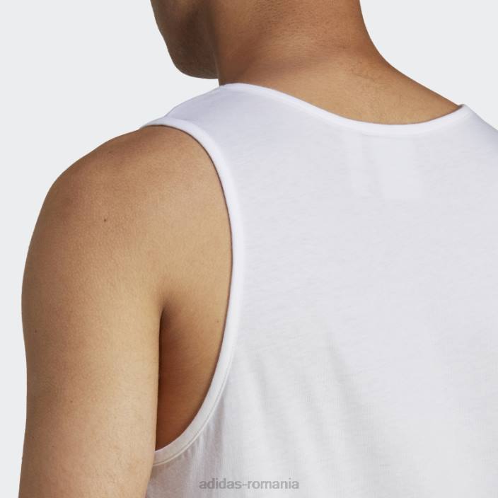 Adidas maiou alb trefoil essentials bărbați alb 2JBN6370