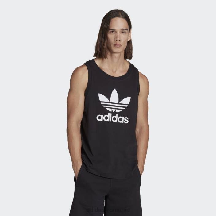 Adidas maiou negru adicolor classics trefoil bărbați negru 2JBN1421