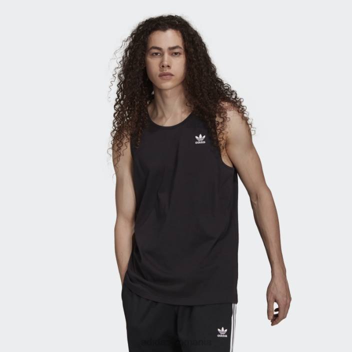 Adidas maiou negru adicolor essentials trefoil bărbați negru 2JBN6874