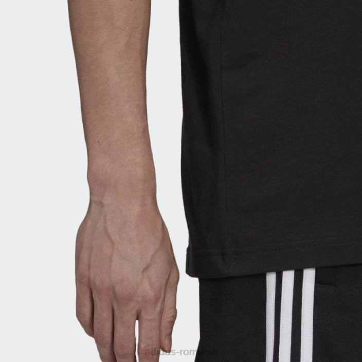 Adidas maiou negru adicolor essentials trefoil bărbați negru 2JBN6874