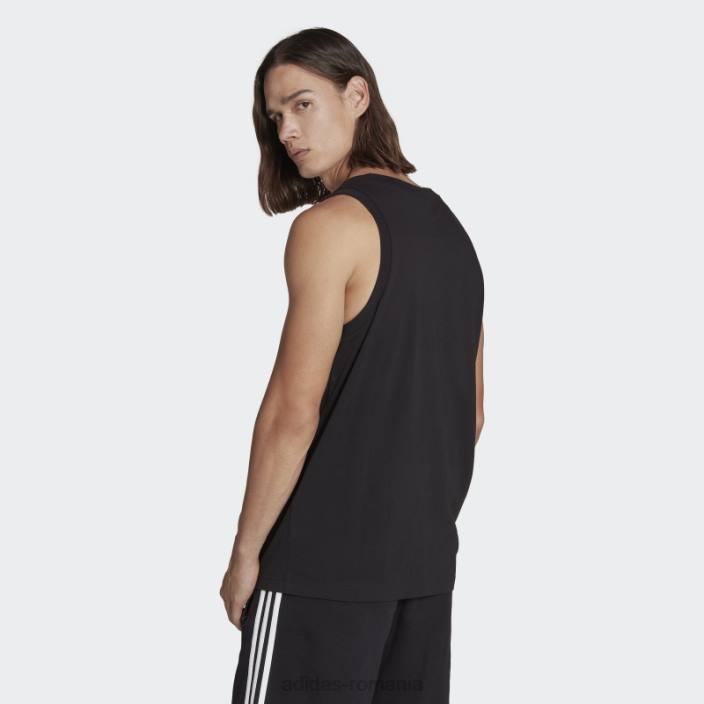 Adidas maiou negru trifoil adicolor classics bărbați negru 2JBN13139