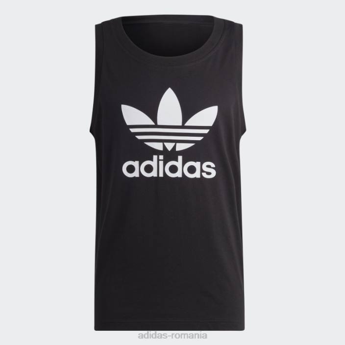 Adidas maiou negru trifoil adicolor classics bărbați negru 2JBN13139