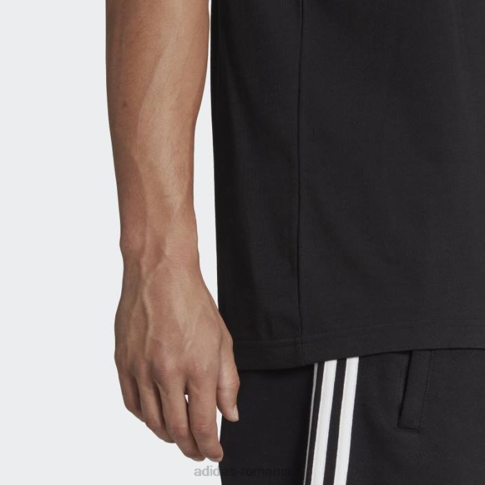 Adidas maiou negru trifoil adicolor classics bărbați negru 2JBN13139
