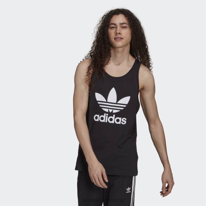 Adidas maiou trifoil adicolor classics alb bărbați alb negru 2JBN6870