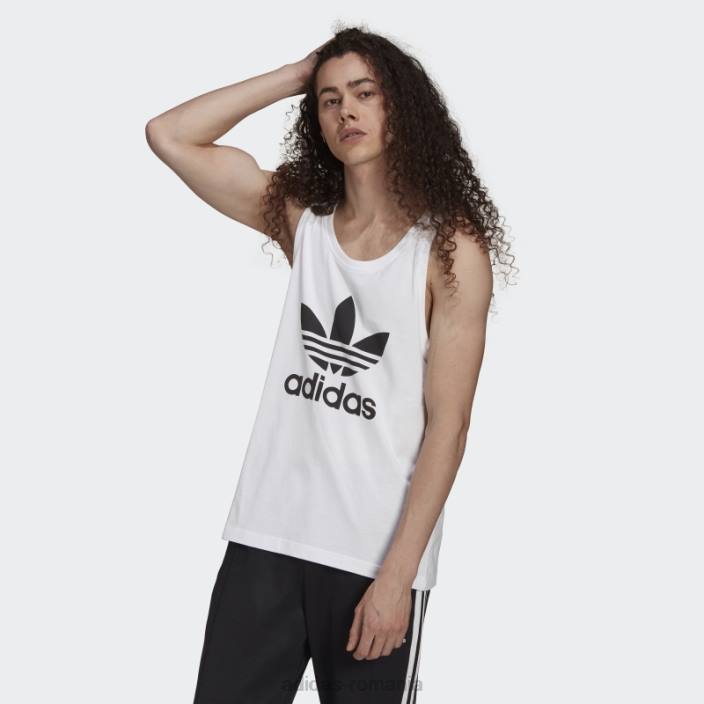 Adidas maiou trifoil adicolor classics negru bărbați alb negru 2JBN7018