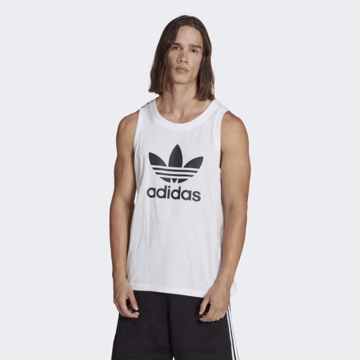 Adidas maiou trifoil alb adicolor classics bărbați alb 2JBN1078