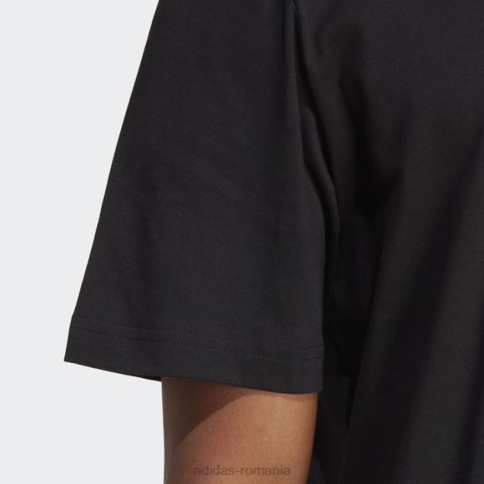 Adidas negru aventură munte fața tricou fashion bărbați negru 2JBN13223