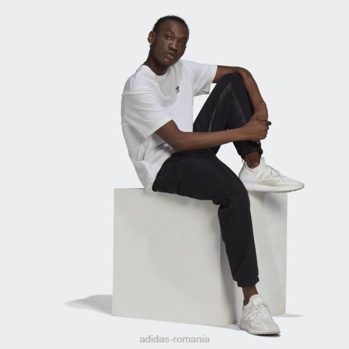 Adidas negru r.y.v. joggeri cu mansete bărbați negru 2JBN15160