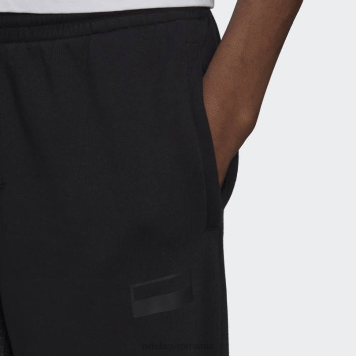 Adidas negru r.y.v. joggeri cu mansete bărbați negru 2JBN15160