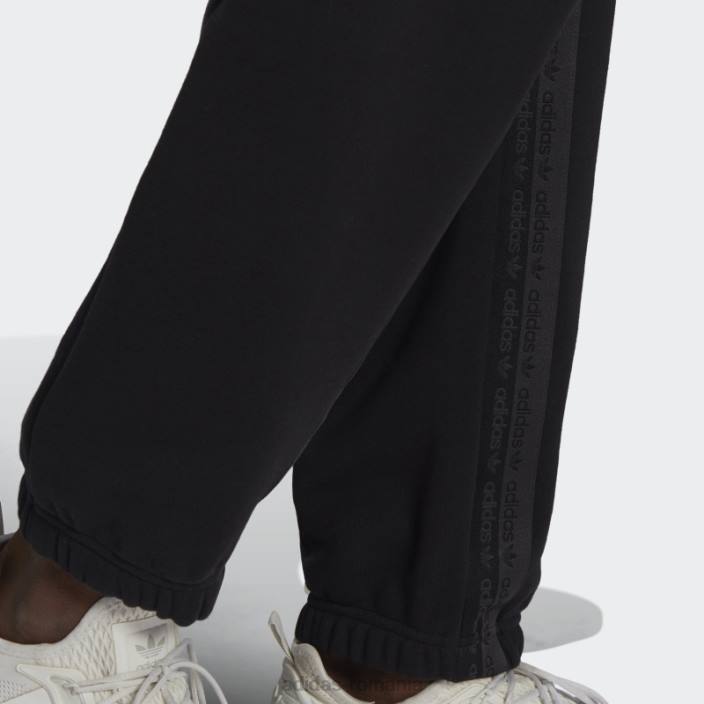 Adidas negru r.y.v. joggeri cu mansete bărbați negru 2JBN15160