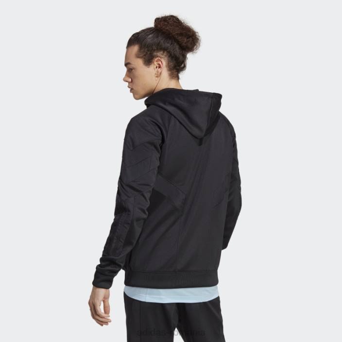 Adidas negru rekive cu glugă sport top fashion bărbați negru 2JBN14546