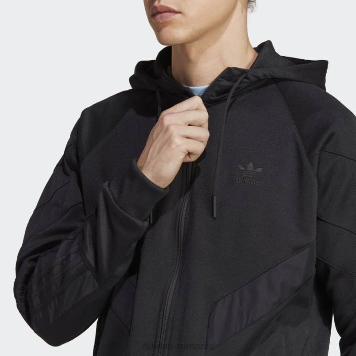 Adidas negru rekive cu glugă sport top fashion bărbați negru 2JBN14546