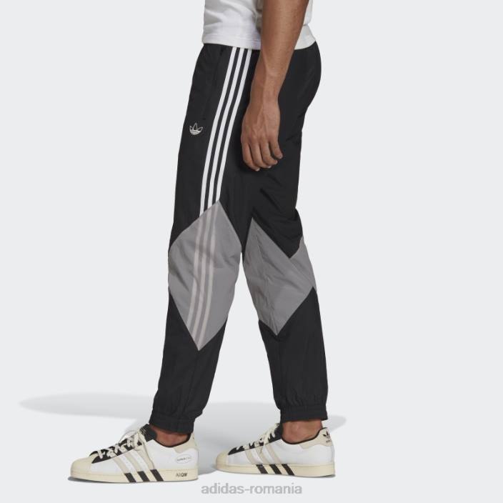 Adidas negru sprt fulger pantaloni de trening fierbinte bărbați negru 2JBN15264