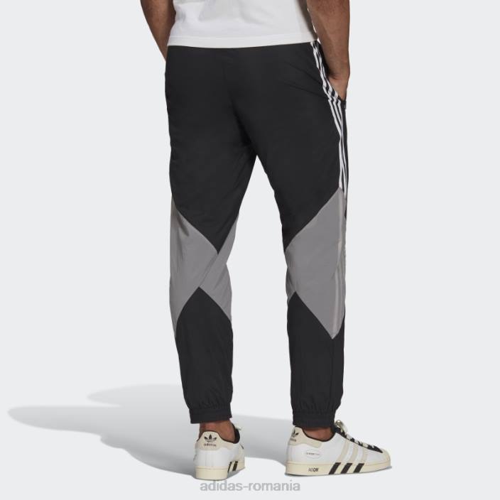 Adidas negru sprt fulger pantaloni de trening fierbinte bărbați negru 2JBN15264