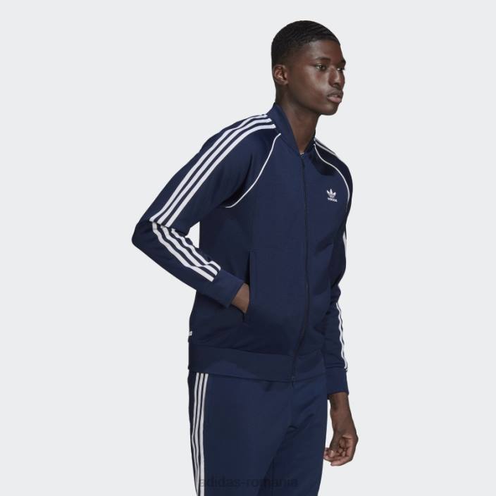 Adidas night indigo adicolor classics primeblue sst jachetă adidas bărbați noapte indigo/alb 2JBN6291