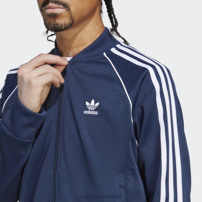 Adidas night indigo adicolor classics sst track top bărbați indigo de noapte 2JBN13084