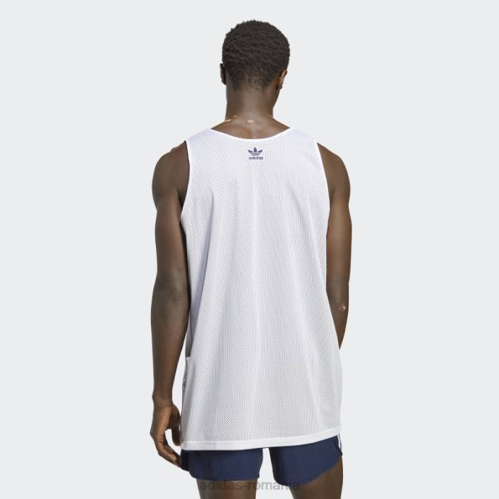 Adidas night indigo adicolor classics tricou baschet trefoil bărbați noapte indigo/alb 2JBN6724