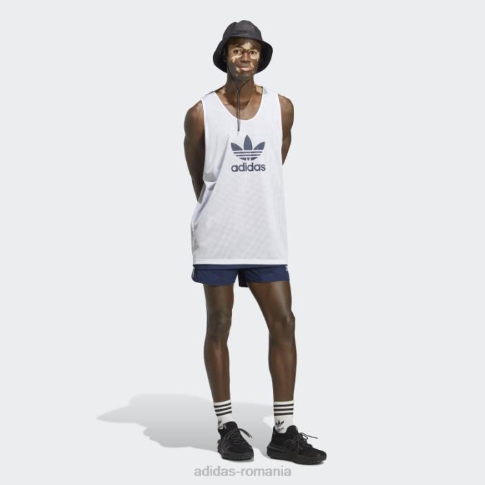 Adidas night indigo adicolor classics tricou baschet trefoil bărbați noapte indigo/alb 2JBN6724