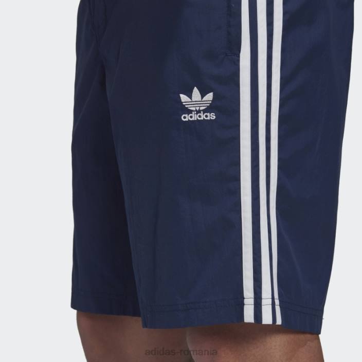 Adidas night indigo adicolor pantaloni scurți board cu 3 dungi adidas bărbați indigo de noapte 2JBN5589