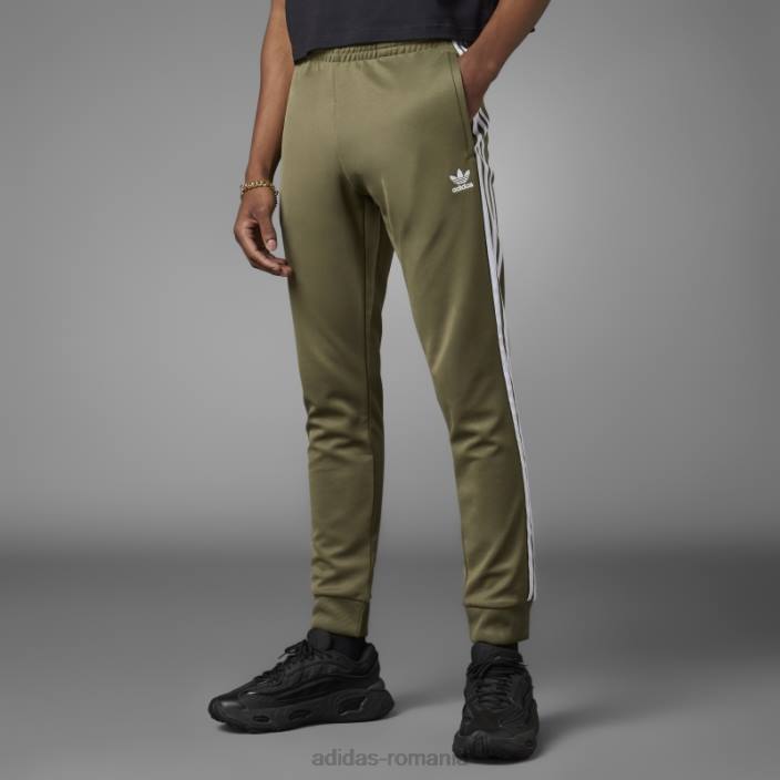 Adidas olive adicolor classics sst pantaloni de sport adidas bărbați măsline 2JBN5379